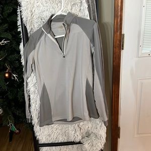 Half zip athletic jacket